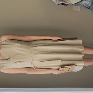 Calvin Klein Beige Midi Dress Size 8